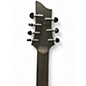 Used Schecter Guitar Research Damien 7 String Black Solid Body Electric Guitar