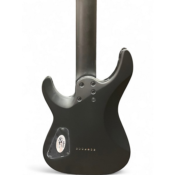 Used Schecter Guitar Research Damien 7 String Black Solid Body Electric Guitar