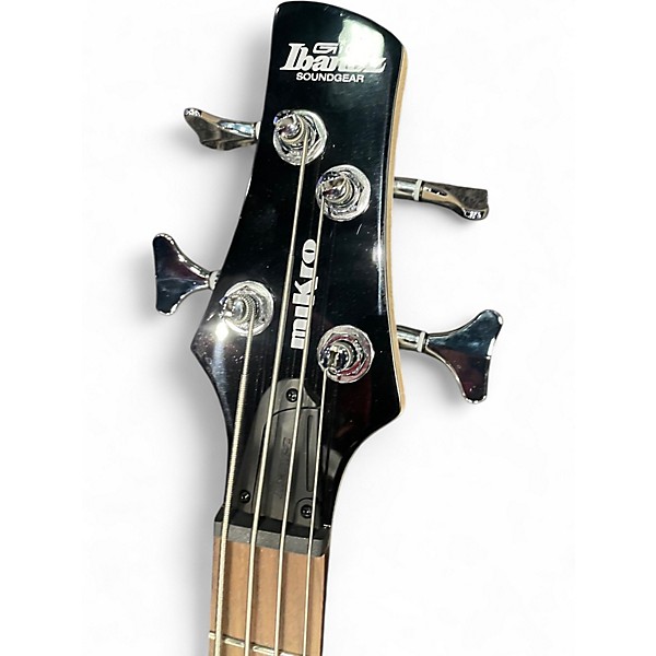 Used Ibanez GSRM20 Mikro Short Scale Electron Blue Metallic Electric Bass Guitar