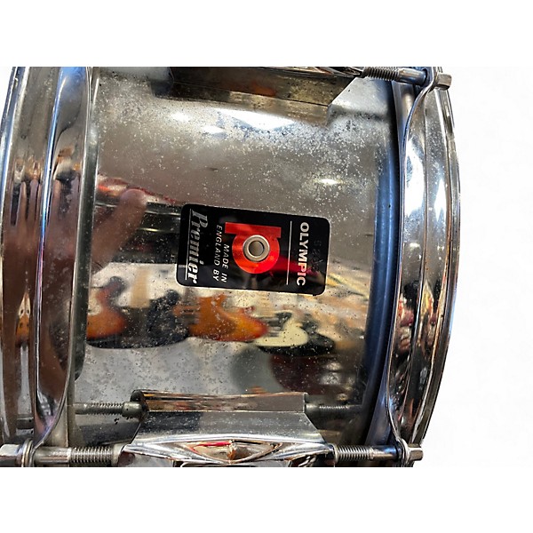 Used Premier 14X5.5 olympic snare Chrome Drum