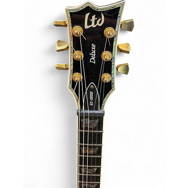 Used ESP EC-1000 BLACK Solid Body Electric Guitar
