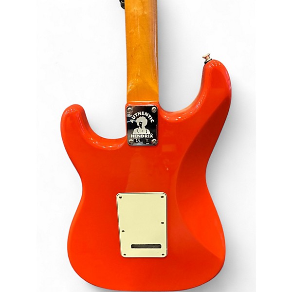 Used Fender Jimi Hendrix Monterey Stratocaster Olympic White Solid Body Electric Guitar