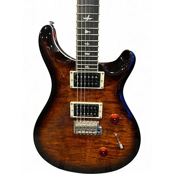 Used PRS SE Custom 24 TIGERS EYE Solid Body Electric Guitar