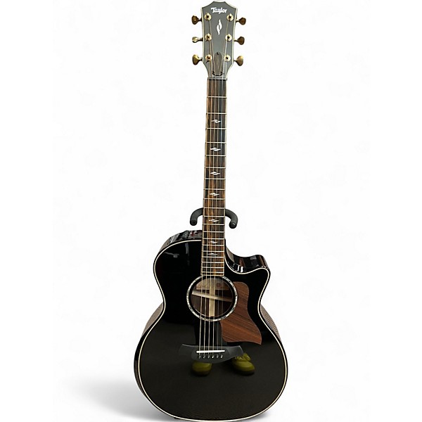 Used Taylor 814CE BUILDER'S EDTION BLACKTOP Black Acoustic Electric Guitar