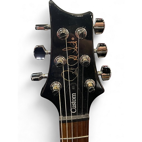 Used PRS S2 Custom 24 Black Solid Body Electric Guitar