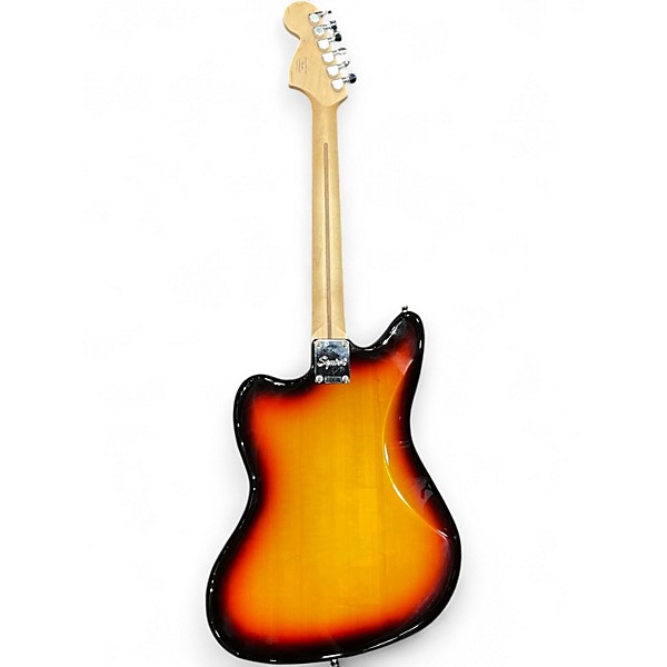 Used Squier Jaguar Affinity  3 Color Sunburst Solid Body Electric Guitar