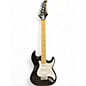 Used Silvertone SSS Black Solid Body Electric Guitar thumbnail