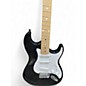 Used Silvertone SSS Black Solid Body Electric Guitar