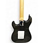 Used Silvertone SSS Black Solid Body Electric Guitar