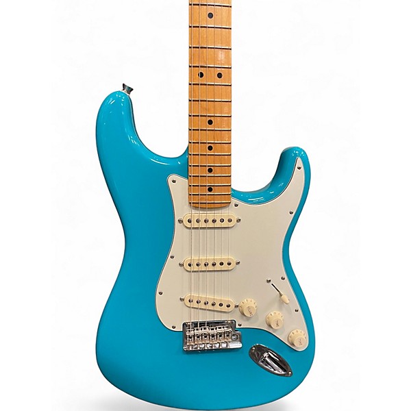 Used Fender American Professional II Stratocaster Miami Blue Solid Body Electric Guitar