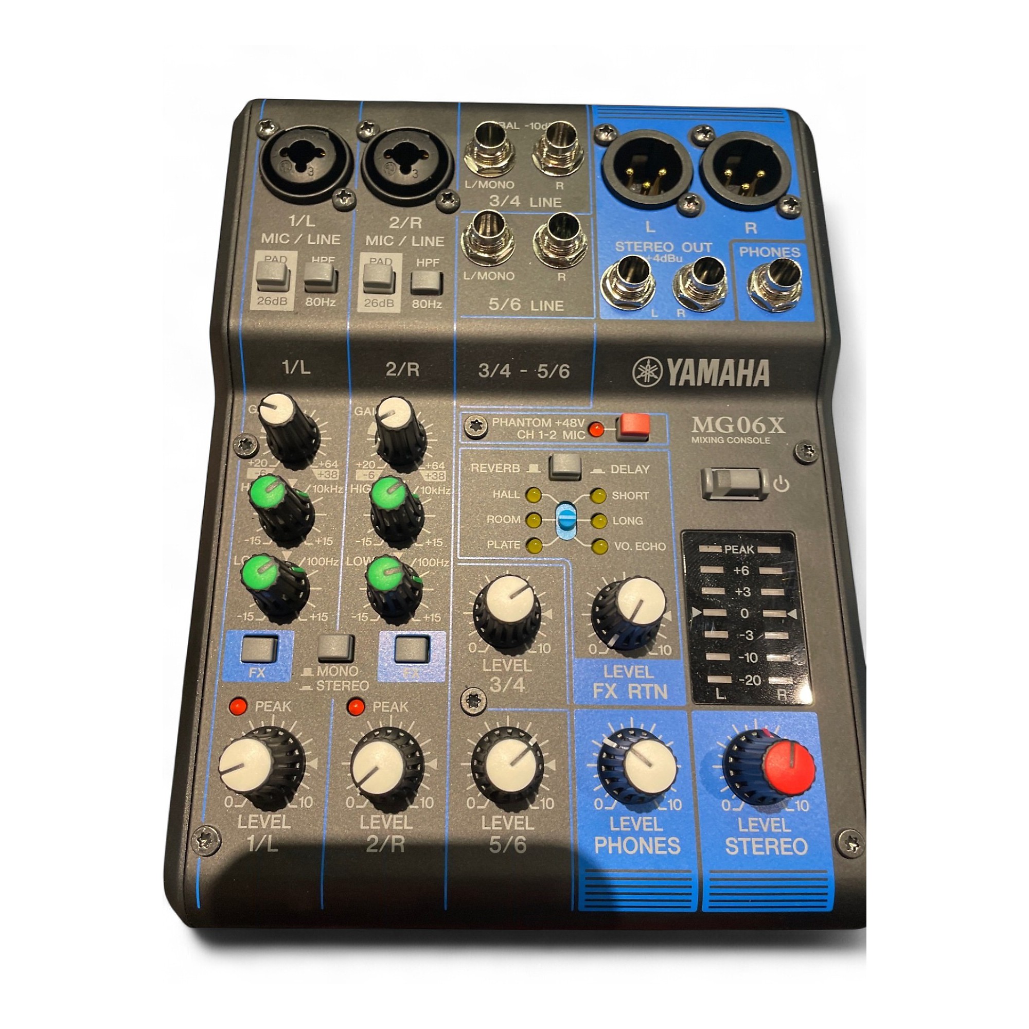 MG06X YAMAHA 値下げ可 Used Yamaha MG06X Unpowered Mixer | Guitar Center