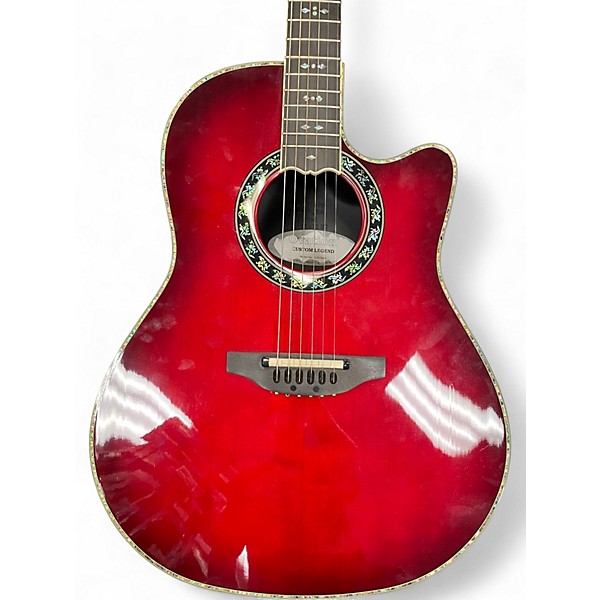 Used Ovation C2079AX CUSTOM LEGEND Ruby Acoustic Electric Guitar
