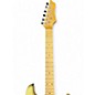 Used Johnson Double Cut Cream Solid Body Electric Guitar