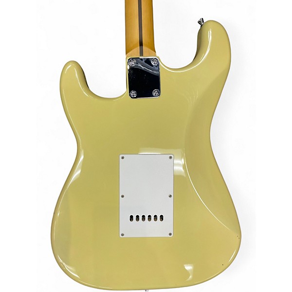Used Johnson Double Cut Cream Solid Body Electric Guitar