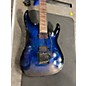 Used Schecter Guitar Research omen elite 6 blue burst Solid Body Electric Guitar