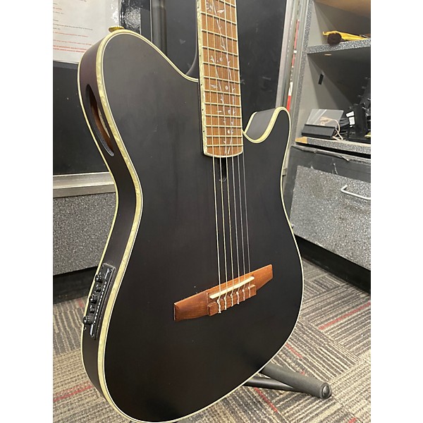 Used Ibanez TIM HENSON TOD10N-TKF BLACK Classical Acoustic Electric Guitar