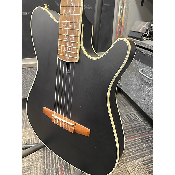 Used Ibanez TIM HENSON TOD10N-TKF BLACK Classical Acoustic Electric Guitar