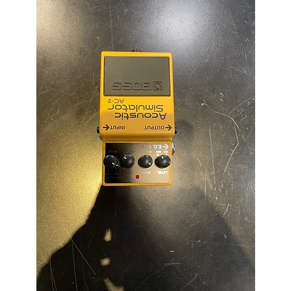 Used BOSS AC2 Acoustic Simulator Effect Pedal