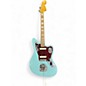 Used Squier Classic Vibe 1970s Jaguar Daphne Blue Solid Body Electric Guitar thumbnail
