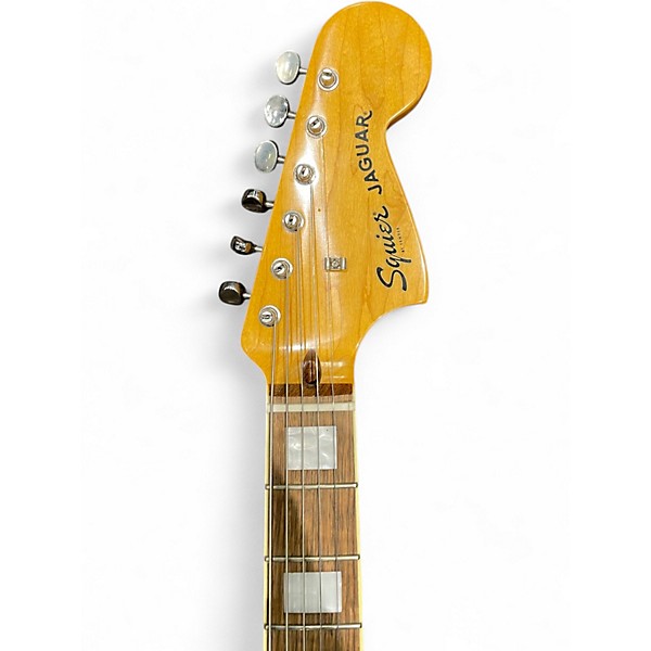 Used Squier Classic Vibe 1970s Jaguar Daphne Blue Solid Body Electric Guitar