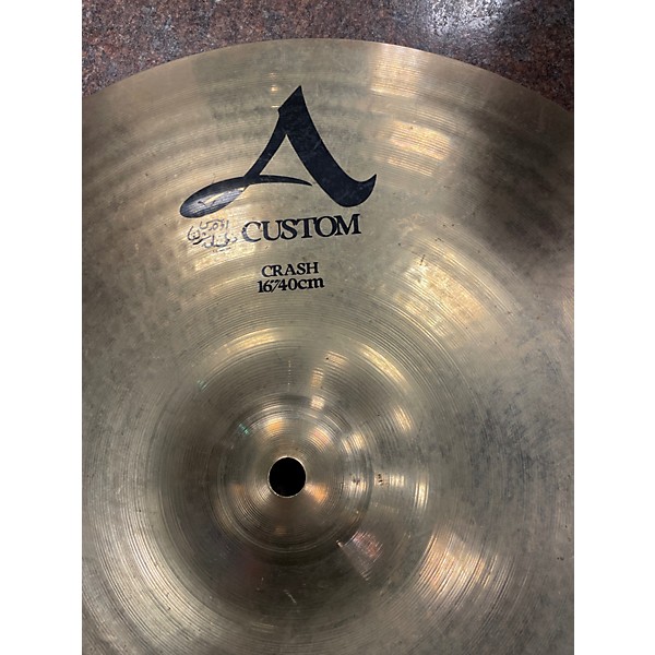 Used Zildjian 16in A Custom Crash Cymbal