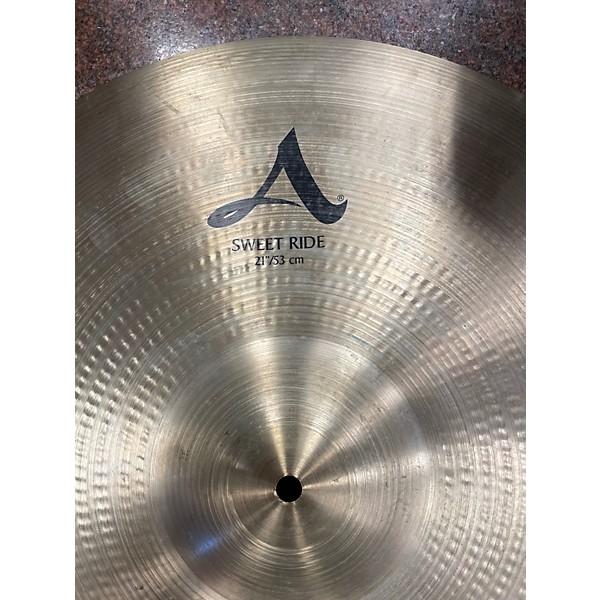 Used Zildjian 21in A Series Sweet Ride Cymbal