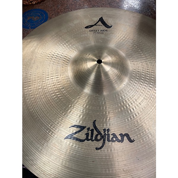 Used Zildjian 21in A Series Sweet Ride Cymbal