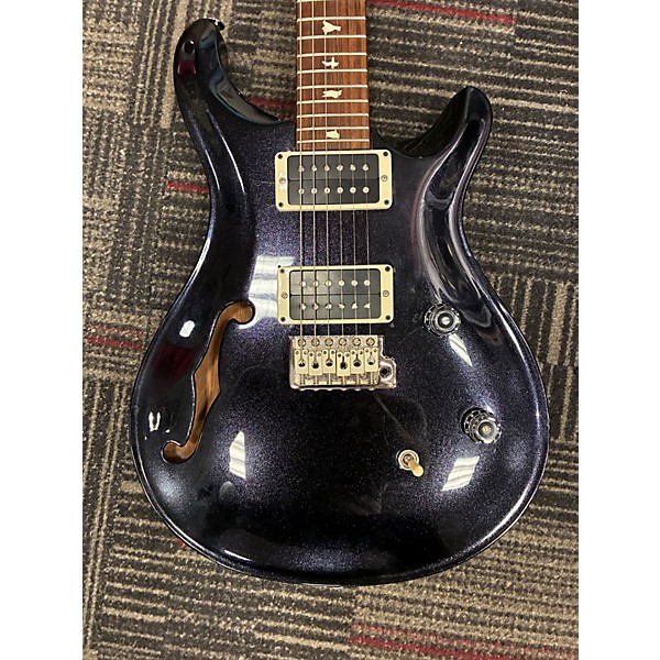 Used PRS CE24 Hollowbody BLACK SPARKLE Hollow Body Electric Guitar