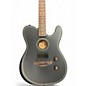 Used Fender Acoustasonic standard telecaster Black Acoustic Electric Guitar