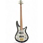 Used Ibanez SR300EDX Black Ice Frozen Matte Electric Bass Guitar thumbnail