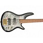 Used Ibanez SR300EDX Black Ice Frozen Matte Electric Bass Guitar
