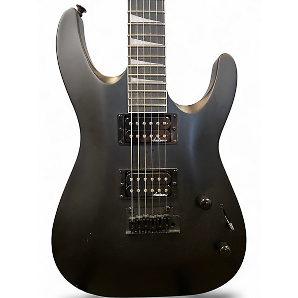 Used Jackson JS22 Dinky Satin Black Solid Body Electric Guitar
