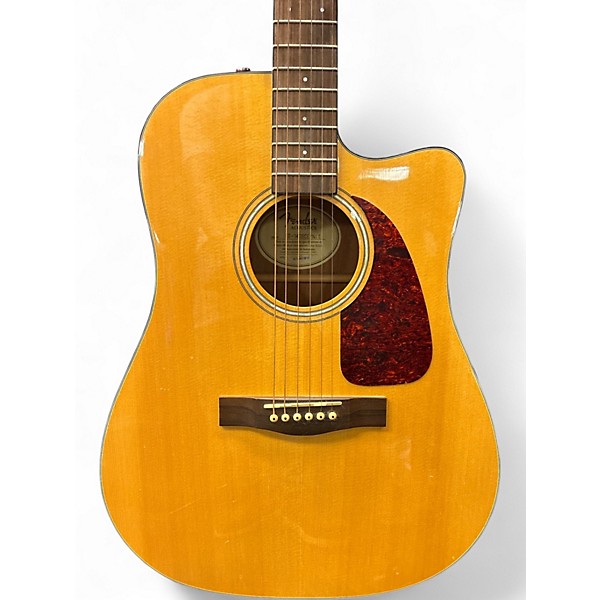 Used Fender CD140SCE Natural Acoustic Electric Guitar