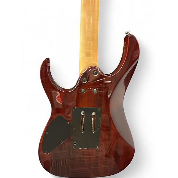 Used Ibanez RG4EXQM1 Sunburst Solid Body Electric Guitar