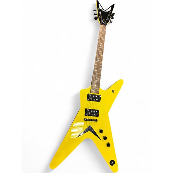 Used Dean ML X Desert Sun Yellow Solid Body Electric Guitar