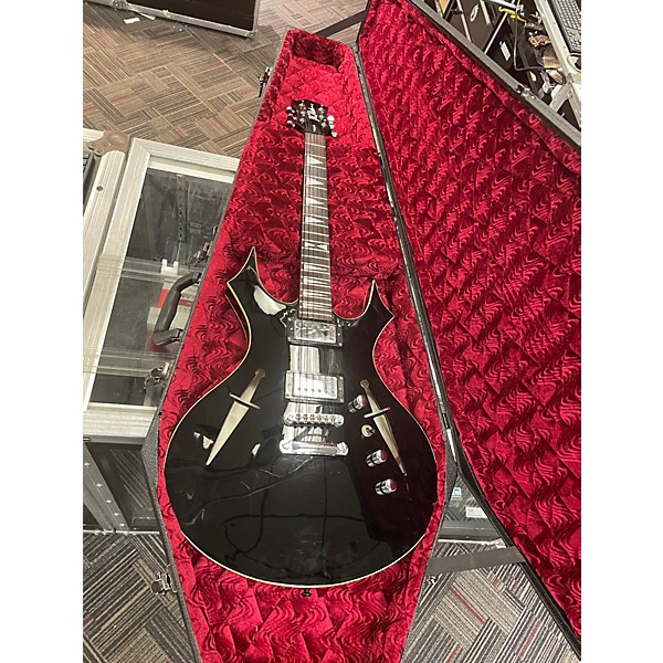 Used B.C. Rich The Dagger Black Solid Body Electric Guitar