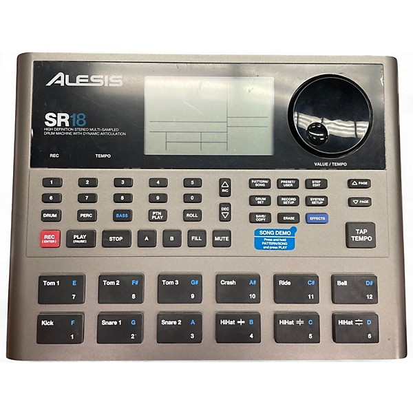 Used Alesis SR18 Drum Machine