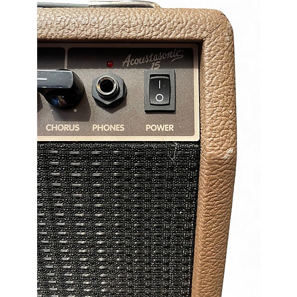 Used Fender Acoustasonic 15 Acoustic Guitar Combo Amp