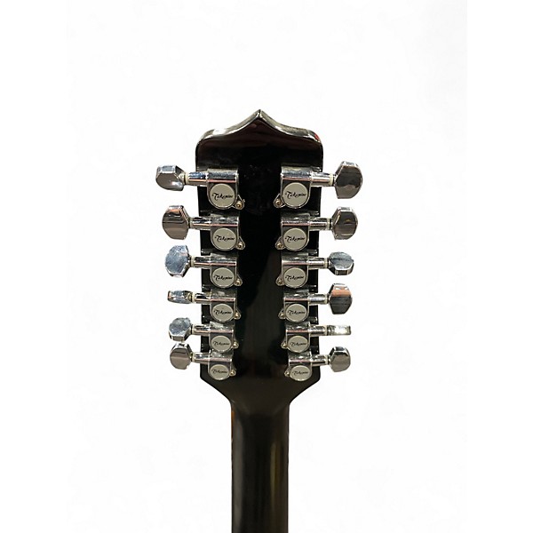 Used Takamine EG523SCB-12 Black 12 String Acoustic Electric Guitar