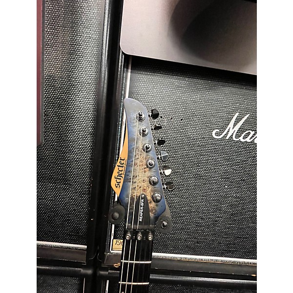 Used Schecter Guitar Research REAPER-6FR SKYBURST Solid Body Electric Guitar