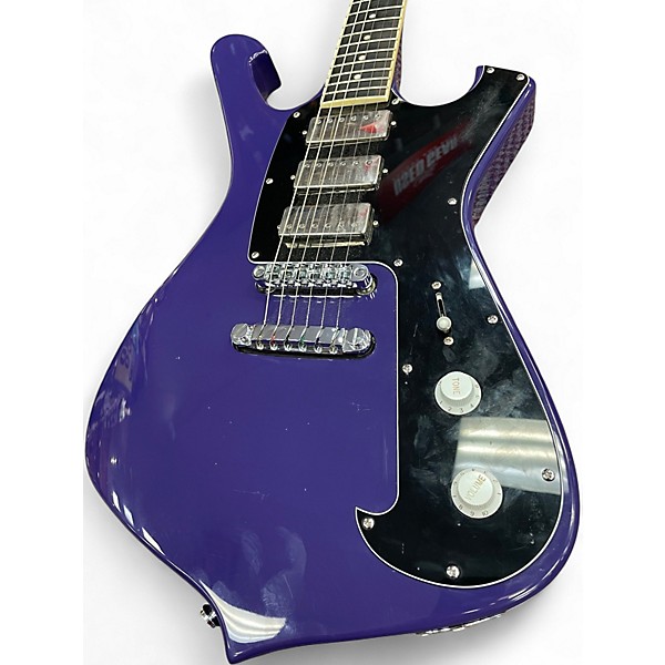 Used Ibanez FRM100 Paul Gilbert Signature Fireman Purple Solid Body Electric Guitar