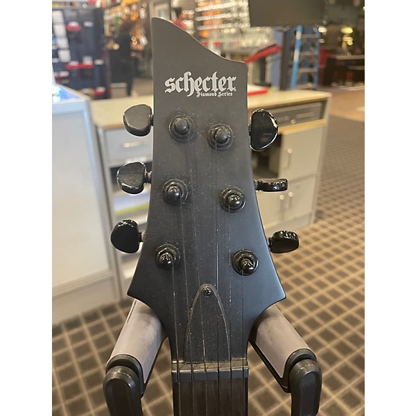 Used Schecter Guitar Research C1 Platinum Black Solid Body Electric Guitar