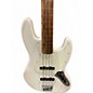 Used Fender Player Jazz Bass Fretless Alpine White Electric Bass Guitar