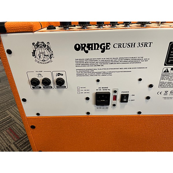 Used Orange Amplifiers Crush 35RT Guitar Combo Amp
