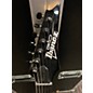 Used Ibanez GRG120QASP TRANSPARENT BLUE Solid Body Electric Guitar