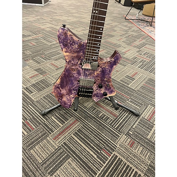 Used Eart GW2 Purple Solid Body Electric Guitar