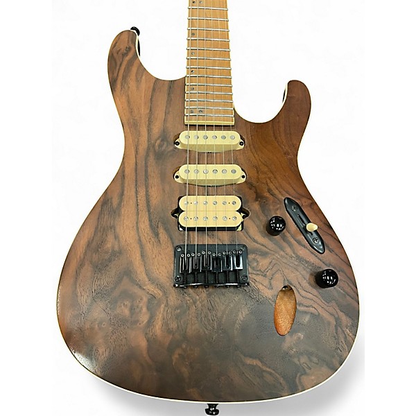 Used Ibanez SEW761MCW Natural Flat Solid Body Electric Guitar