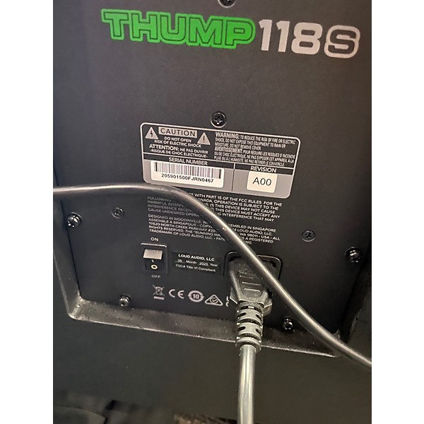 Used Mackie Thump118S Powered Subwoofer