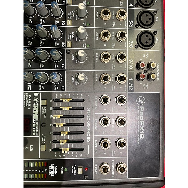 Used Mackie PROFX12 Unpowered Mixer