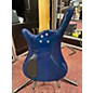 Used Warwick Corvette 4 String Ocean Blue Electric Bass Guitar